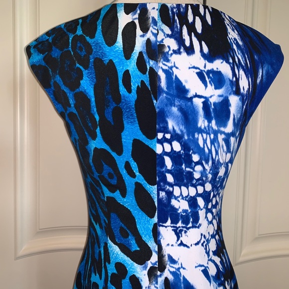 CACH’E Leopard/Snake Print Dress, Size 6 - Picture 8 of 12